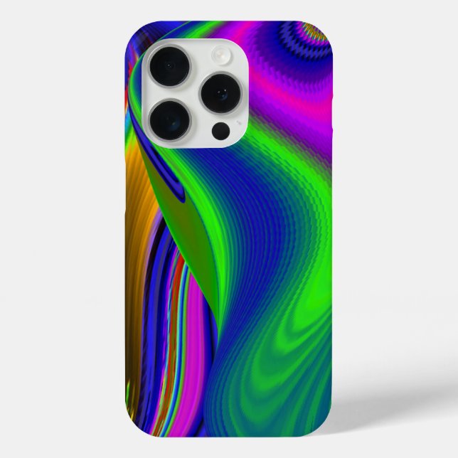 Summerrainbow , Abstrakt 3D Rainbowart Case-Mate iPhone Hülle (Rückseite)