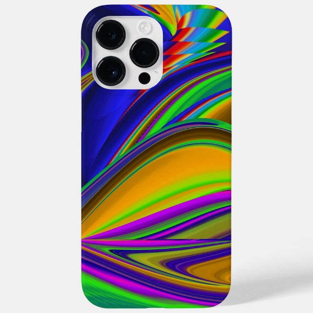 Summerrainbow , Abstrakt 3D Rainbowart Case-Mate iPhone Hülle (Rückseite)