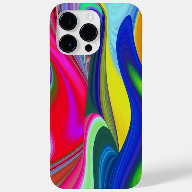 Summerrainbow , Abstrakt 3D Rainbowart Case-Mate iPhone Hülle (Rückseite)