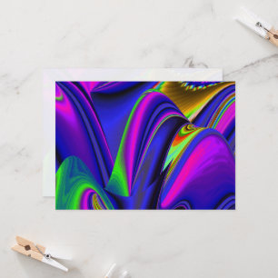 Summerrainbow , Abstrakt 3D Rainbowart Einladung