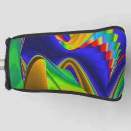 Summerrainbow , Abstrakt 3D Rainbowart Golf Headcover