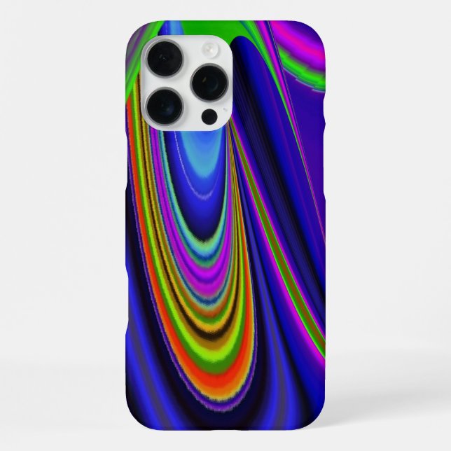 Summerrainbow , Abstrakt 3D Rainbowart iPhone Hülle (Rückseite)