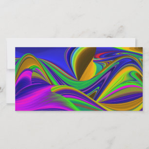 Summerrainbow , Abstrakt 3D Rainbowart Karte