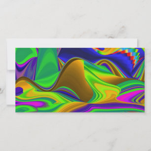 Summerrainbow , Abstrakt 3D Rainbowart Karte