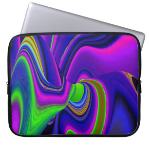 Summerrainbow , Abstrakt 3D Rainbowart Laptopschutzhülle