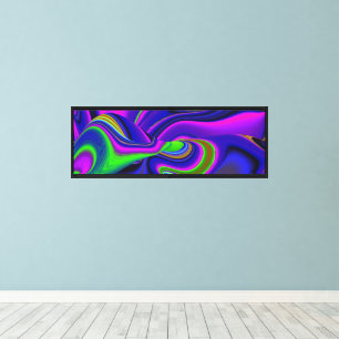 Summerrainbow , Abstrakt 3D Rainbowart Leinwanddruck