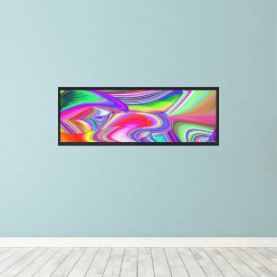 Summerrainbow , Abstrakt 3D Rainbowart Leinwanddruck