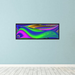Summerrainbow , Abstrakt 3D Rainbowart Leinwanddruck