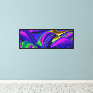 Summerrainbow , Abstrakt 3D Rainbowart Leinwanddruck