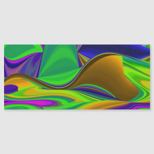 Summerrainbow , Abstrakt 3D Rainbowart Magnetkarte