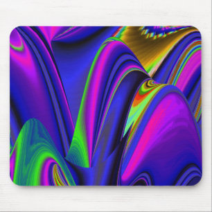 Summerrainbow , Abstrakt 3D Rainbowart Mousepad
