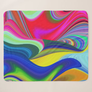 Summerrainbow , Abstrakt 3D Rainbowart Sherpadecke