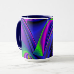 Summerrainbow , Abstrakt 3D Rainbowart Tasse