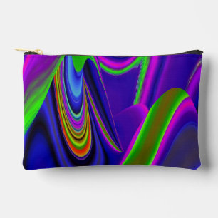 Summerrainbow , Abstrakt 3D Rainbowart Zubehörtasche