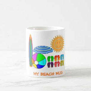 Summertime Beach Party Kaffeetasse