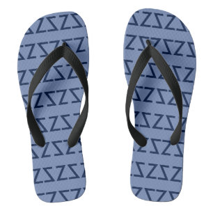 Summertime-Blues Flip Flops