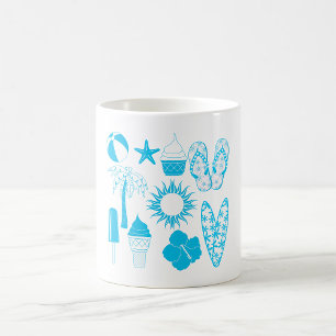 Summertime-Icons Kaffeetasse