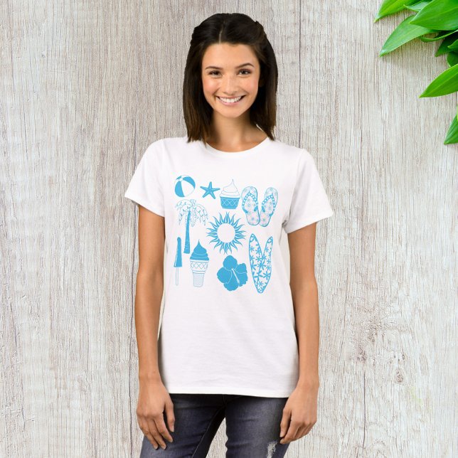 Summertime-Icons T-Shirt (Von Creator hochgeladen)