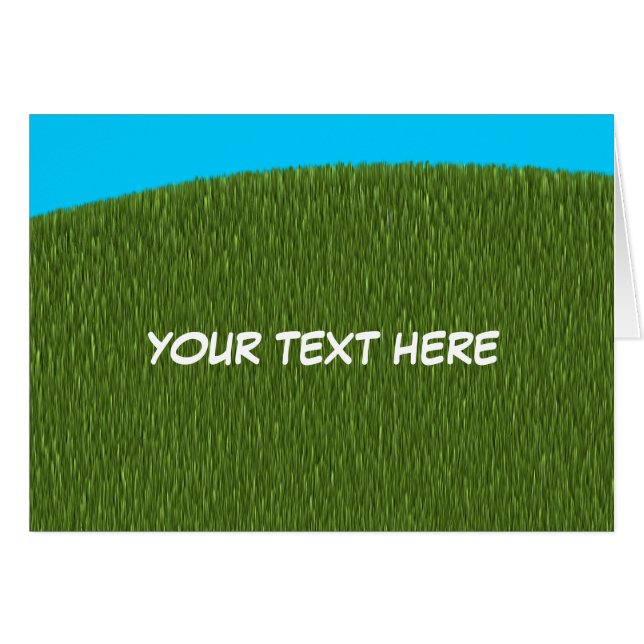 SUMMERTIME LAWN CARD ~ CUSTOMIZE! (Vorderseite (Horizontal))