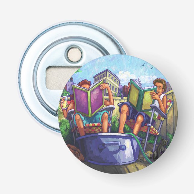 Summertime Reading Flaschenöffner (Vorderseite)