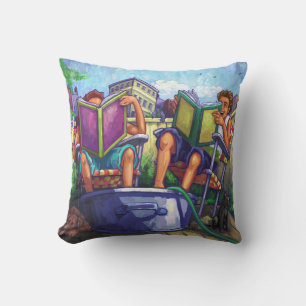 Summertime Reading Kissen