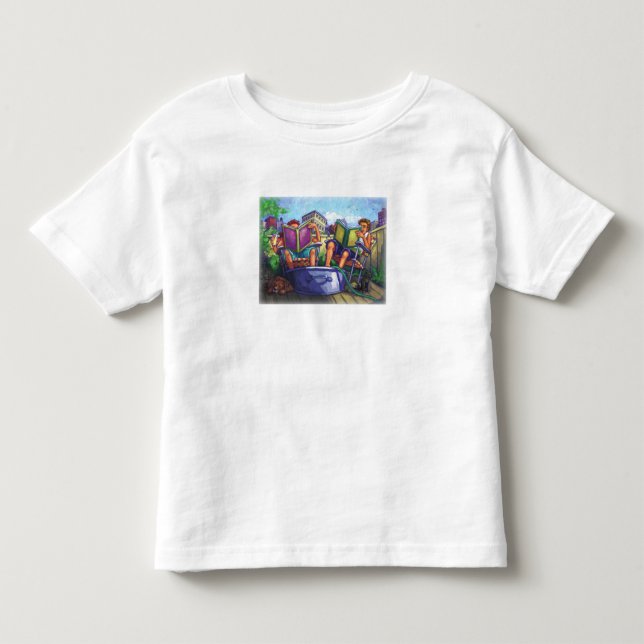 Summertime Reading Kleinkind T-shirt (Vorderseite)