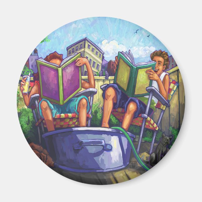 Summertime Reading Magnet (Vorne)