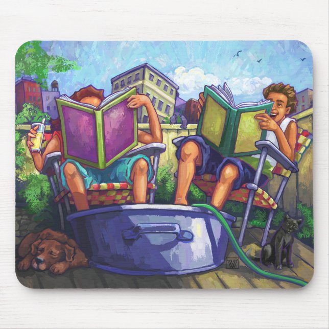 Summertime Reading Mousepad (Vorne)