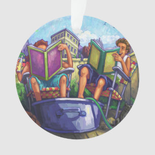 Summertime Reading Ornament