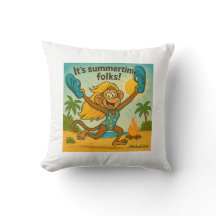 Summertime Vibes: Affe mit Flipflops