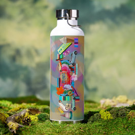 Summertime Water Bottle Trinkflasche