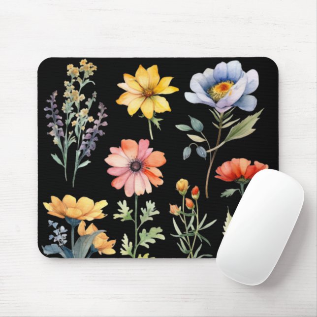 Summertime Wild Blume Mousepad (Mit Mouse)