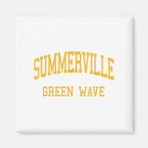 Summerville High School Hs Summerville Sc Retro Magnet