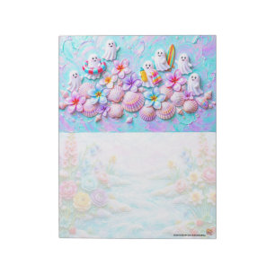 Summerween Beach Geist Notizblock