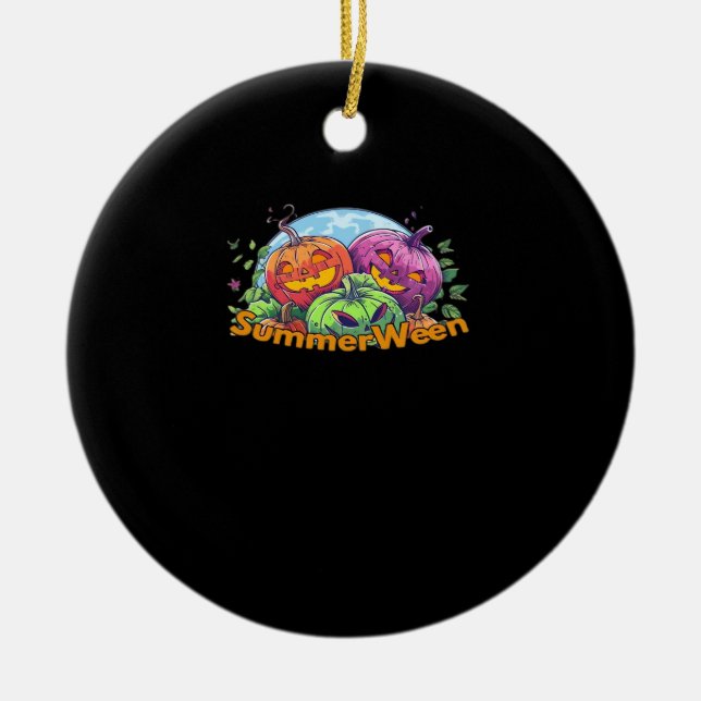 Summerween Classic Meme Keramik Ornament (Vorne)