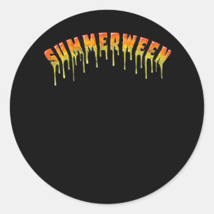 Summerween Classic Runder Aufkleber