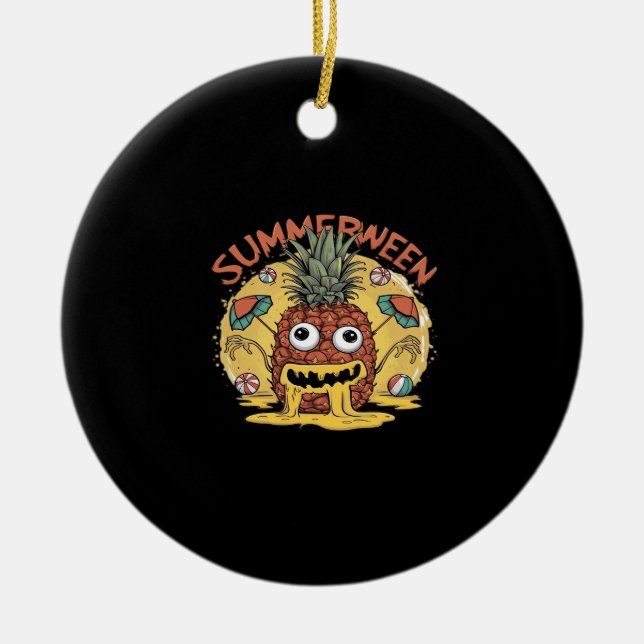 Summerween Classic Trending Meme Keramik Ornament (Vorne)