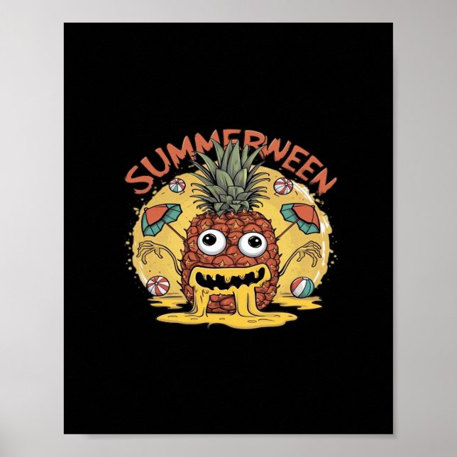 Summerween Classic Trending Meme Poster (Vorne)