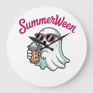 Summerween-Geister-Vibes 2026: Gruselig trifft Son Große Wanduhr