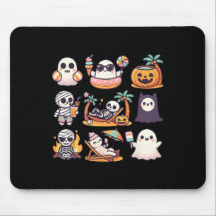 Summerween Ghost Pumpkin Sommer Halloween Spooky S Mousepad