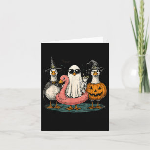 Summerween Goose Boo Ghost Pumpkin Halloween Somme Karte