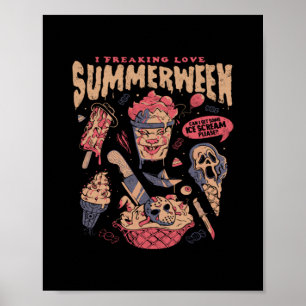 Summerween - Lustige Goth-Horrorfilme Halloween Ge Poster
