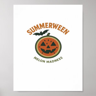 Summerween Madness - Spooky Watermelon Classic Poster