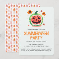Summerween Melon-o-Lantern Summer Halloween-Party