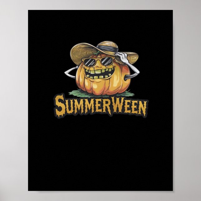 Summerween Pumpkin Classic Poster (Vorne)