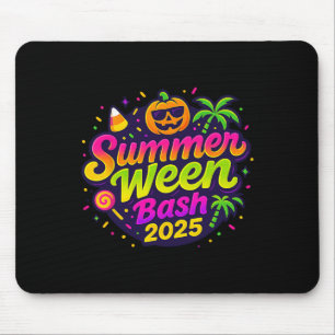 Summerween Sh 2025 Skeleton Beach Party Halloween Mousepad