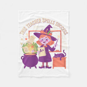 Summerween Skeleton Beach Party Halloween Vibes Fleecedecke