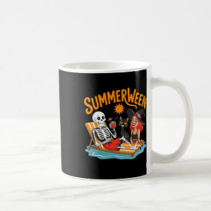 Summerween Skeleton Witz Funny Summer Halloween Kaffeetasse