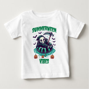 Summerween Stimmung – entspannter Sensenmann Baby T-shirt
