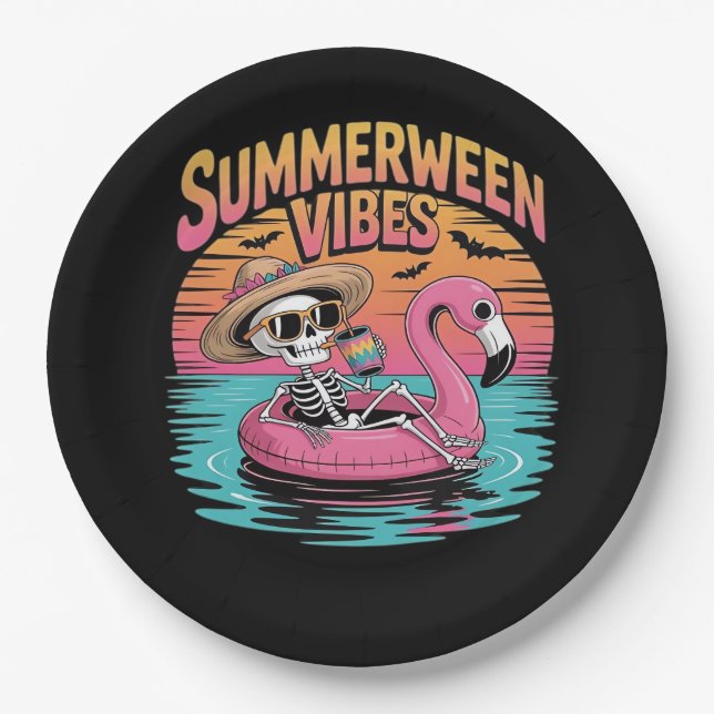 Summerween - Summerween Beach - Pappteller (Vorderseite)